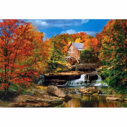 Clementoni Glade creek grist mill Jigsaw puzzle 2000 pc(s) Fauna