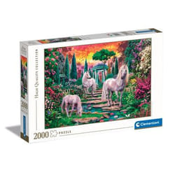 Clementoni Classical garden unicorns Jigsaw puzzle 2000 pc(s) Animals
