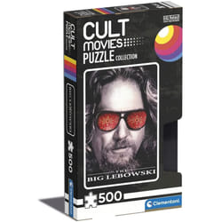 Clementoni 35113 Cult Movies Big Lebowsky 500 Pieces, Made in Italy, Jigsaw Puzzle for Adults, Multicolor, Medium
