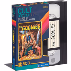 Clementoni 35115 Cult Movies-The Goonies 500 Pieces, Made in Italy, Jigsaw Puzzle for Adults, Multicolor, Medium