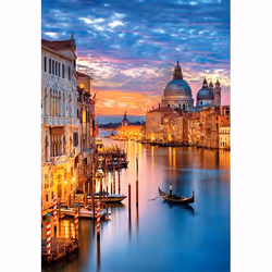 Clementoni High Quality Collection Lighting Venice Jigsaw puzzle 500 pc(s) Landscape