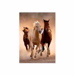 Jigsaw Puzzle - 1000 Pieces - Wild Horses Galloping