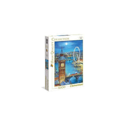 1000pcs Tea Time- Snow flakes - Big Ben - Jigsaw Puzzle - Clementoni 39319