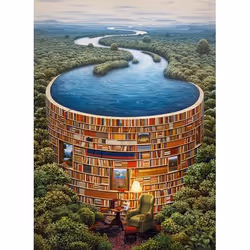 Clementoni Bibliodame Jigsaw puzzle 1000 pc(s) Art
