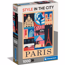 Clementoni Style In The City Paris Jigsaw Puzzle (1000 Pieces)