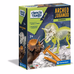 - Archaeoplaying Triceratops Phosphorescent - Scientific Game for Digging and Riding Dinosaurs from 7 Years Old, Toy in Spani ...