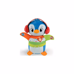 59287 Baby Clementoni - Dance with Me Penguin, Interactive Baby Toy with Music & Light Effects, Dancing and Singing Education ...