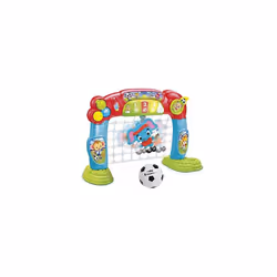 Clementoni 61340 My First Football Goal Interactive Toy for Toddlers-Ages 18 Months Plus, Multi Coloured