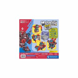 61360 Science&Play Mechanics Junior-Moving Robots-Building Set, Scientific, Gift for Kids Age 6, STEM Toys, English Version, Multicolour, 7,7 x 30 x