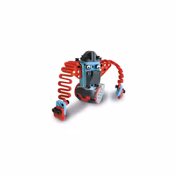 61360 Science&Play Mechanics Junior-Moving Robots-Building Set, Scientific, Gift for Kids Age 6, STEM Toys, English Version, Multicolour, 7,7 x 30 x