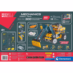 61389 Museum Concrete Mixer Truck-Building Set, Mechanics, Scientific, Science Kit for Kids 8 Years, STEM Toys, English Version, Made in Italy