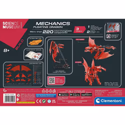 Clementoni 61523, Mechanics Floating Dragon Building Toy for Children, Ages 8 Plus