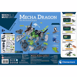 Clementoni 61529 Mecha Dragon Robot for Children-Ages 8 Years Plus, Multi Coloured
