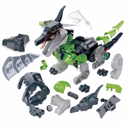 Clementoni 61529 Mecha Dragon Robot for Children-Ages 8 Years Plus, Multi Coloured
