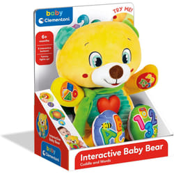 Clementoni Interactive Baby Bear Soft Plush Toy