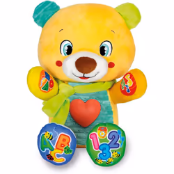 Clementoni Interactive Baby Bear Soft Plush Toy