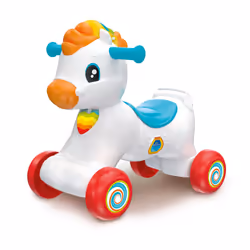 Clementoni- Tito the Rocking Horse & Runner: With Music, Songs & Educational Content (Numbers, Letters) for Babies (10+ Months)