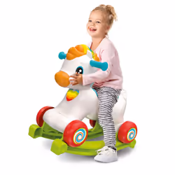 Clementoni- Tito the Rocking Horse & Runner: With Music, Songs & Educational Content (Numbers, Letters) for Babies (10+ Months)