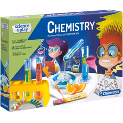 Clementoni Chemistry Set With Over 150 Safe Experiments, Science & Play, Age 8 +