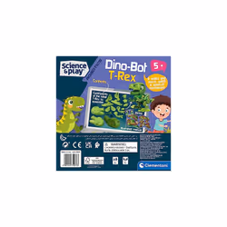 75073 Science & Play Dino Bot T-Rex, Educational and Scientific, Building Set, Gift for Kids Age 8, STEM, Dinosaur Toys Robot, Made in Italy, - Additional view 2