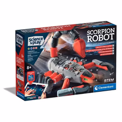 Clementoni Science & Play Scorpion Robot, Programmable robot, 8 yr(s), Multicolour