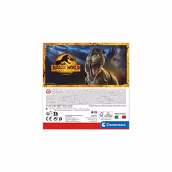 Clementoni 80512 Supercolor Jurassic World Dominion-104 Pieces-Children Jigsaw Puzzle Age 6, Made in Italy, Multicolour
