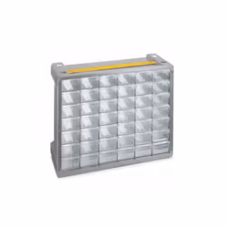 Terry Store-Age Poker, Small parts box, Grey, Transparent, 405 mm, 150 mm, 325 mm, 625 mm