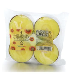 Balthasar 061110.085 wax candle Round Yellow 4 pc(s)