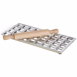 Imperia 36 Hole Ravioli Tray and Rolling Pin