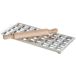 Imperia 36 Hole Ravioli Tray and Rolling Pin