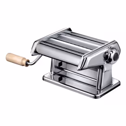 Imperia Titania, Manual pasta machine, Fettuccine, Tagliolini, Steel, Chrome, Wood, Wood, 3.5 kg
