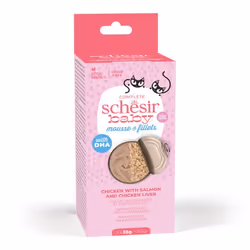 Schesir 21630103, Kitten, Any breed, Chicken, Chicken liver, Salmon, 55 g, Grain free