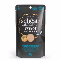 Schesir 21232204, Adult, Any breed, Chicken, Quail egg, 80 g, Grain free
