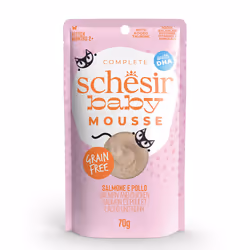 Schesir 21239104, Kitten, Any breed, Chicken, Salmon, 70 g, Grain free