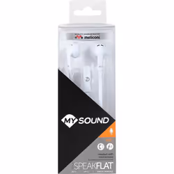 MySound Speak Flat Earbuds wired White - Additional view 6