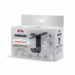 Meliconi 489004 bicycle holder Outdoor bicycle holder Ceiling-mounted Black