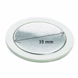 Bialetti 0800001, Coffee filter, Universal, Moka Express, New Dama and Brikka Elite, Aluminium, White, Aluminium, Rubber, 3.9 ...