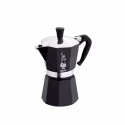 Bialetti 4951, Moka pot, Black, Aluminium, 1 cups, CE