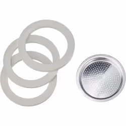 Bialetti Spare Parts  Includes 3 Gaskets and 1 Plate  Compatible with