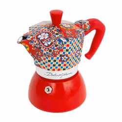 Bialetti Moka Induction Dolce&Gabbana Moka pot 0.19 L Blue, Red, White