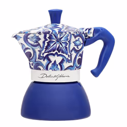 Bialetti 5356, Moka pot, 0.19 L, Blue, White, Aluminium, Steel, 4 cups, 650 g