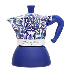 Bialetti 5356 manual coffee maker Moka pot 0.19 L Blue, White