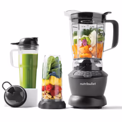 NutriBullet NBF500DG, Tabletop blender, 1.9 L, Ice crushing, 1200 W, Silver
