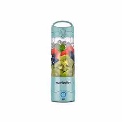 NutriBullet Portable, Sport blender, 0.475 L, Pulse function, Ice crushing, Blue