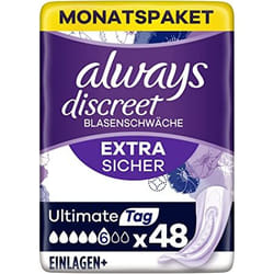 Always Discreet Ultimate Day Incontinence pad Woman