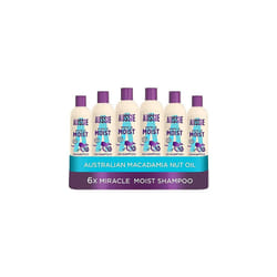 Shampoo 250ml Miracle Moist Pack of 6 cruelty-free