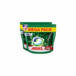 Ariel All-in-1 PODS Washing Liquid Laundry Detergent Tablets/Capsules, 120 Washes (60 x 2) with OXI Stain Removers Effect, Ex ...
