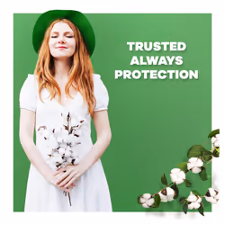 Cotton Protection Ultra Normal Sanitary Towels, Size 2 With Wings, 90 Pads, 100% Organic Cotton Topsheet