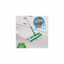 Antibacterial moist floor cloths, pack of 10, remove 99.9% of bacteria, quick & easy floor wiping