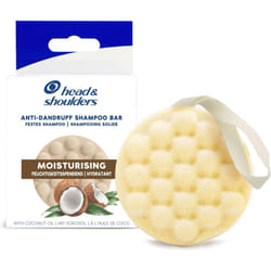 1 x Head & Shoulders Anti-Dandruff Solid Shampoo Bar, Moisturising, With Coconut Oil, 70g
